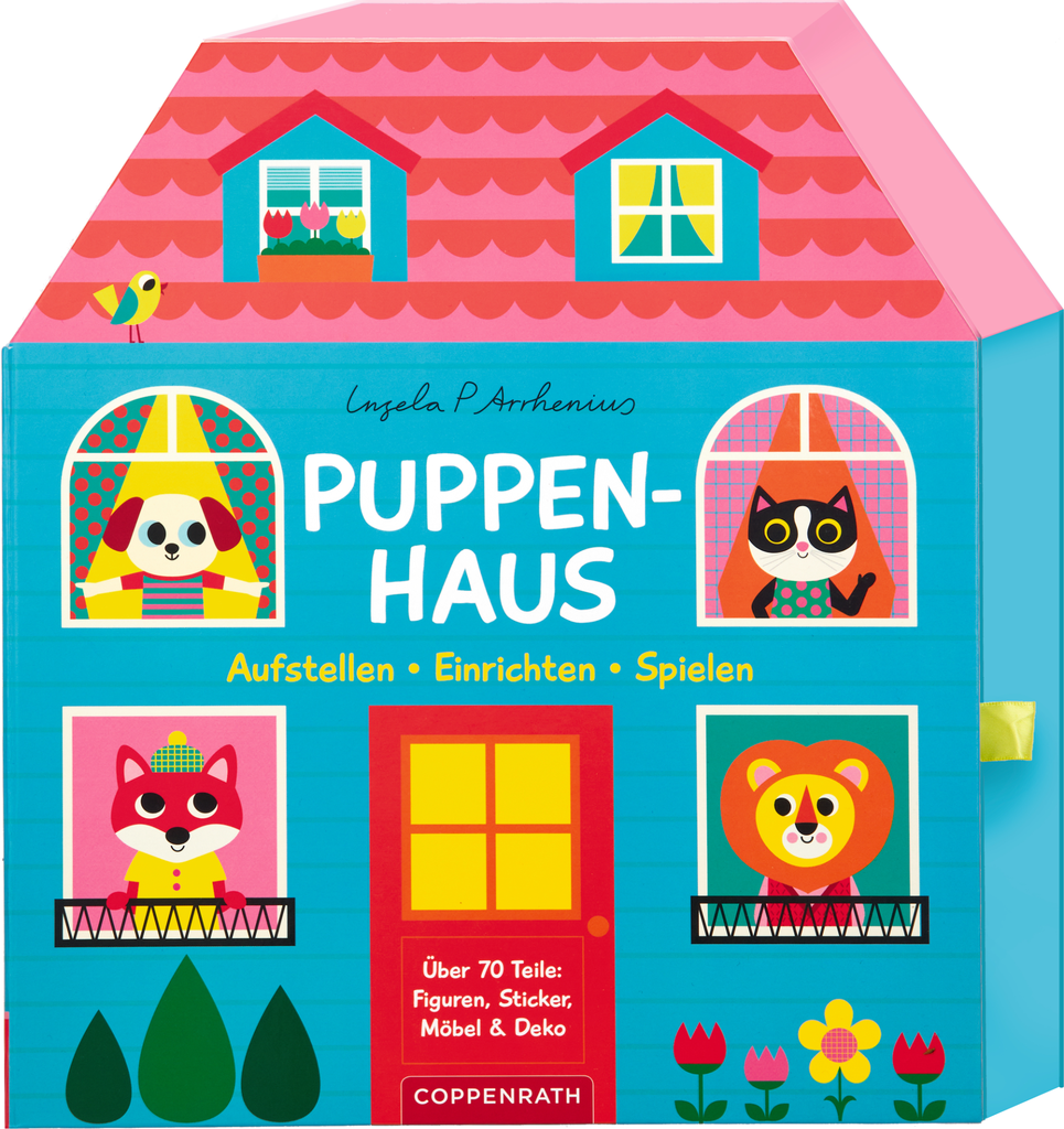 Puppenhaus - Aufstellen, Einrichten, Spielen