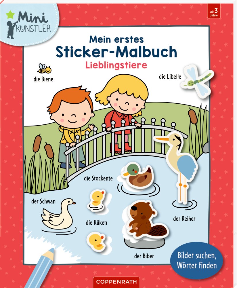 [9783649647560] Mein 1. Sticker-Malbuch: Lieb