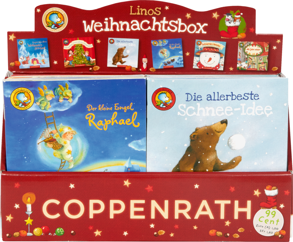 Lino-Bücher Box Nr. 80 "Linos Weihnachtsbox" 6x10 Ex.
