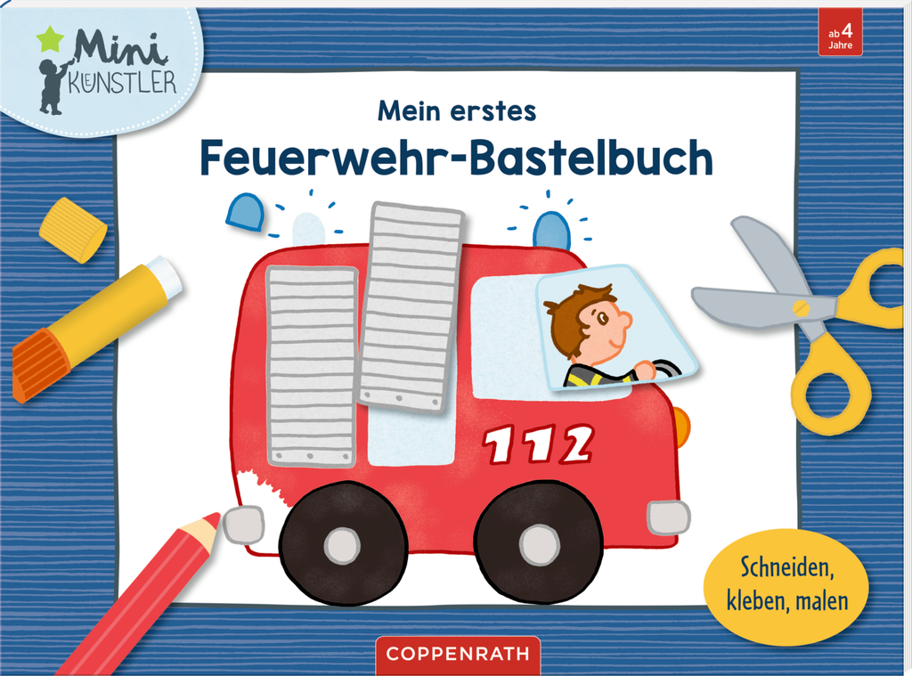 [9783649648284] Mein 1. Feuerwehr-Bastelbuch (Mini-Künstler)