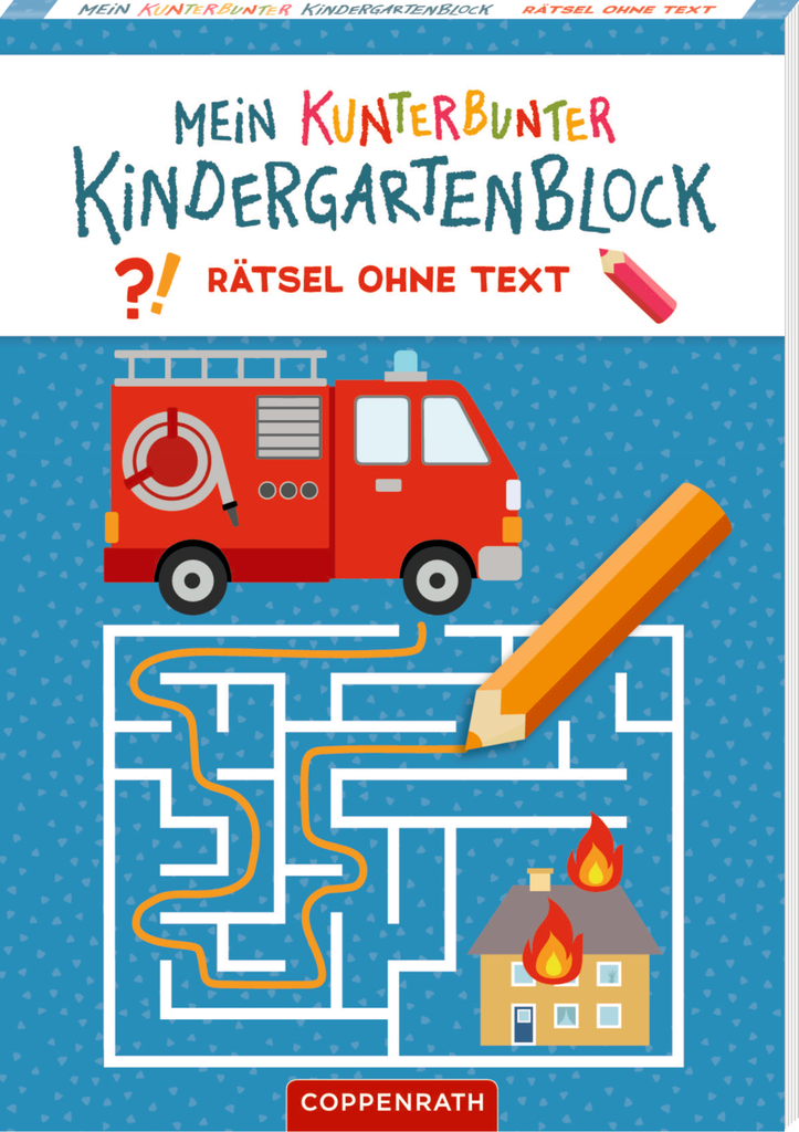 [9783649648390] Mein k. Kindergartenblock: Rätsel o.Text - Feuerw. & Polizei