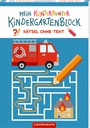 Mein k. Kindergartenblock: Rätsel o.Text - Feuerw. & Polizei