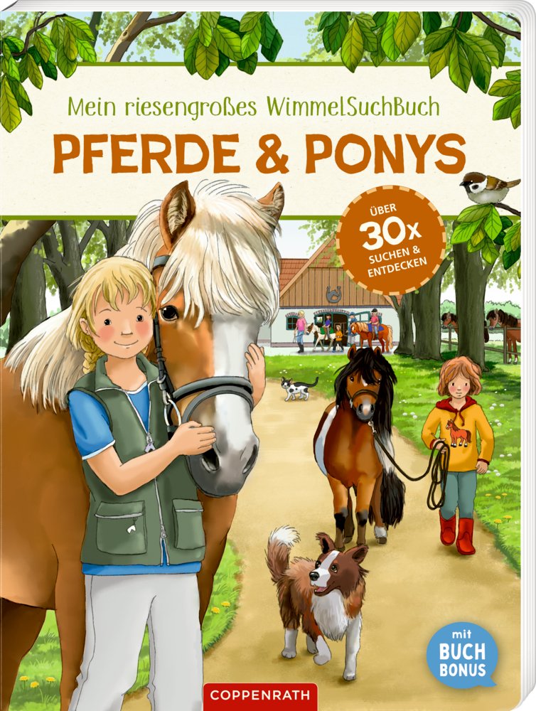 Mein riesengroßes WimmelSuchBuch: Pferde & Ponys (Buchbonus)