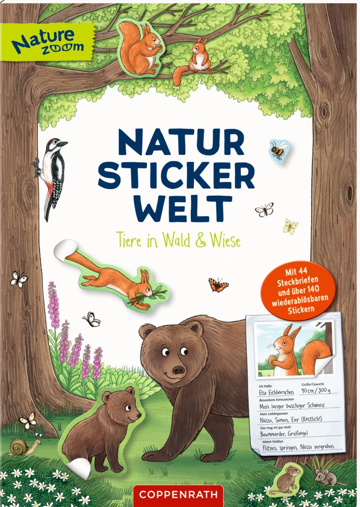 Natur-Stickerwelt: Tiere in W