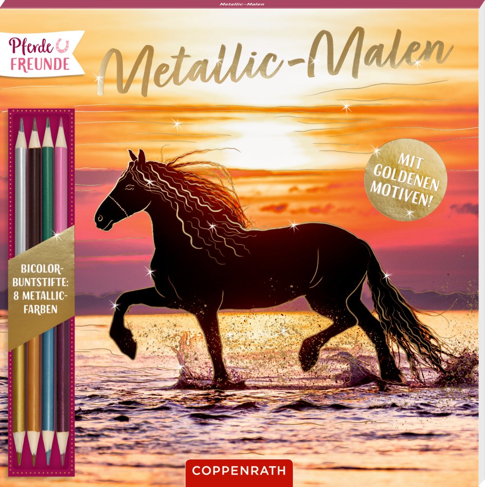 Metallic-Malen mit Bicolor-Bu