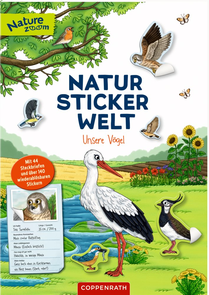 Natur-Stickerwelt: Unsere Vög