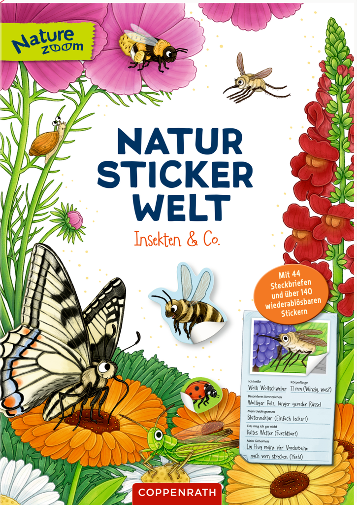 Natur-Stickerwelt: Insekten und Co. (Nature Zoom)