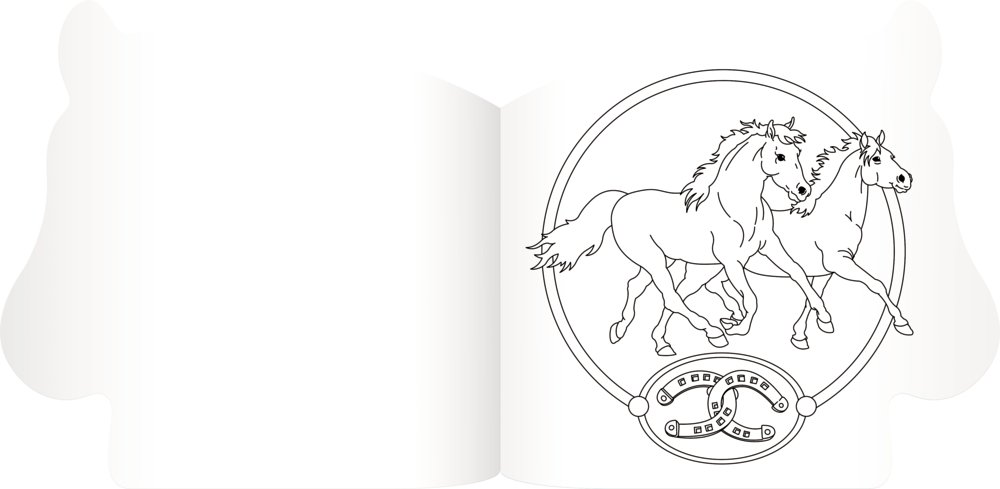 Malbuch mit Formstanzung - Pf