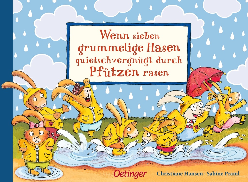 [9783789104640] Wenn sieben grummelige Hasen quietschvergnügt durch Pfützen rasen