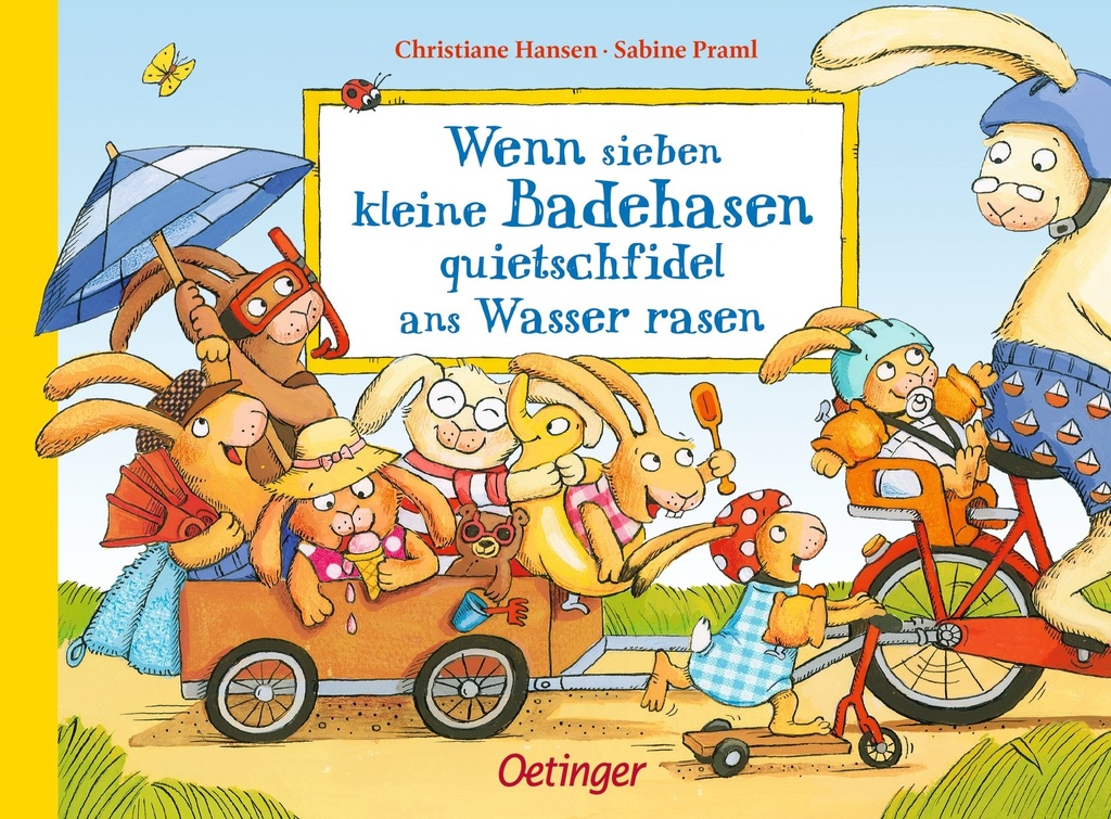 [9783789121128] Wenn sieben kleine Badehasen quietschfidel ans Wasser rasen