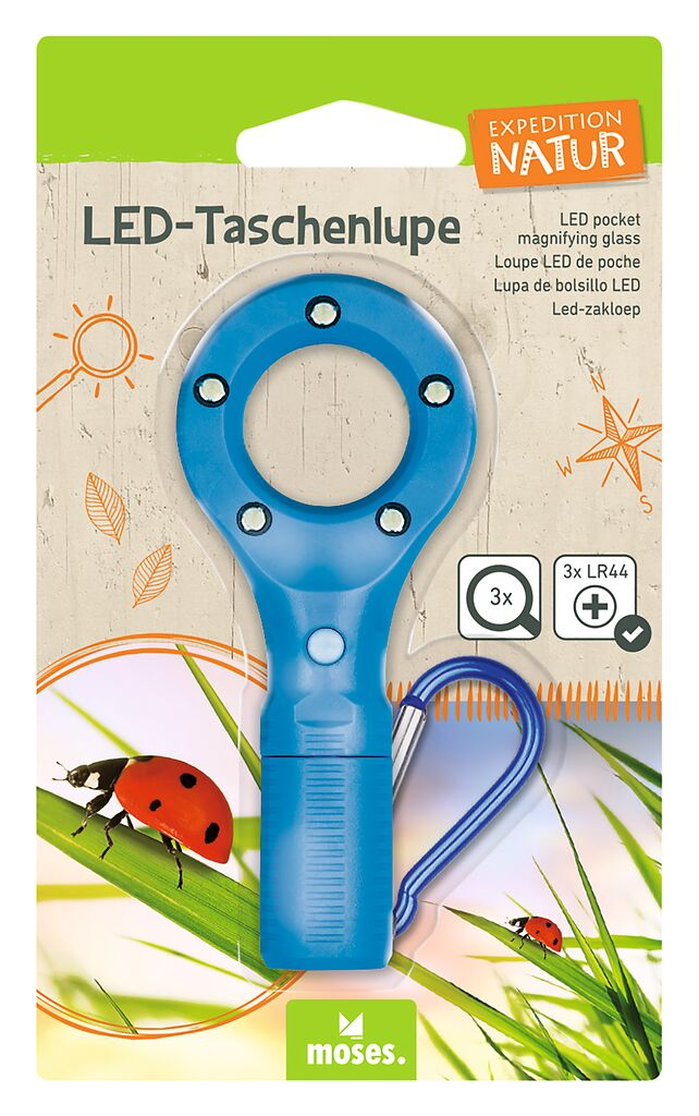 [4033477098030] Exp Natur LED-Taschenlupe