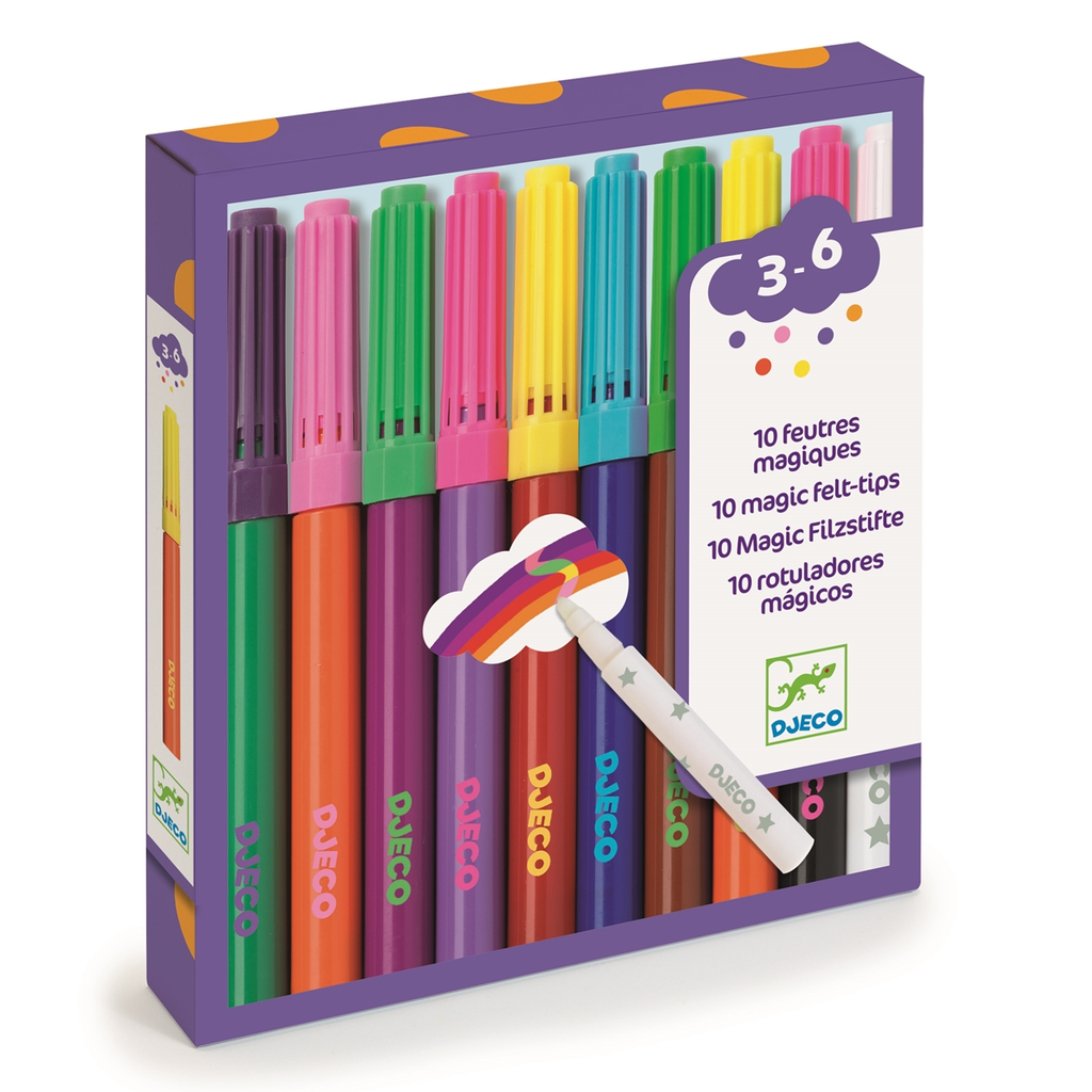 Farben: 10 magische Filzstifte