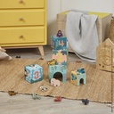 WWF-STAPELPYRAMIDE "TIERE" MIT 5 HOLZFIGUREN