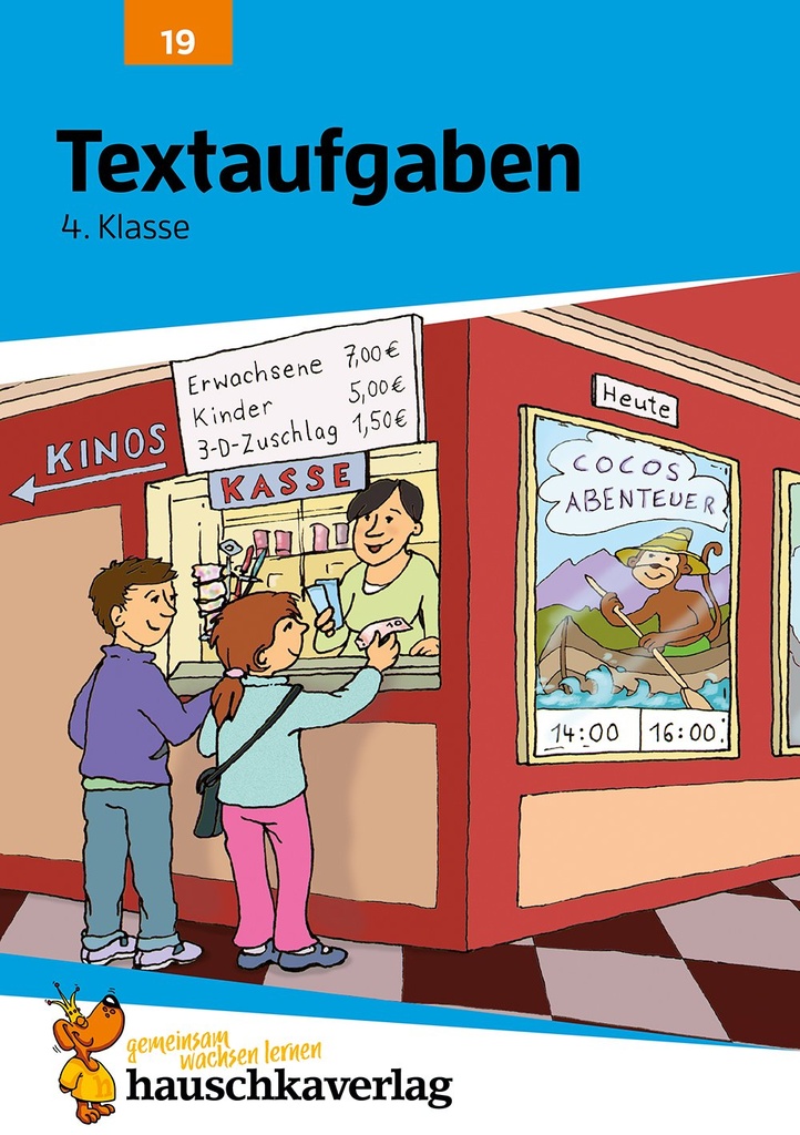 Textaufgaben 4. Klasse, A5-Heft