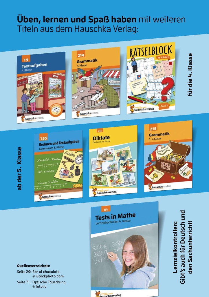 Mathe trainieren 4. Klasse, A5-Heft