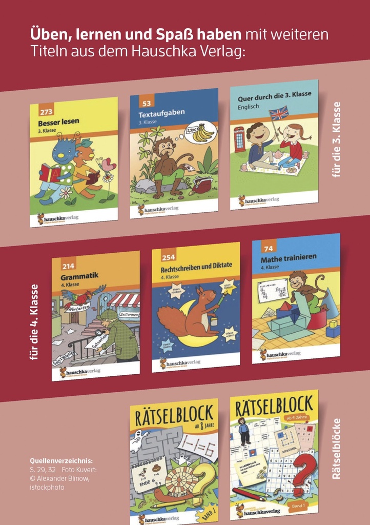 Aufsatz Deutsch 3. Klasse, A5-Heft