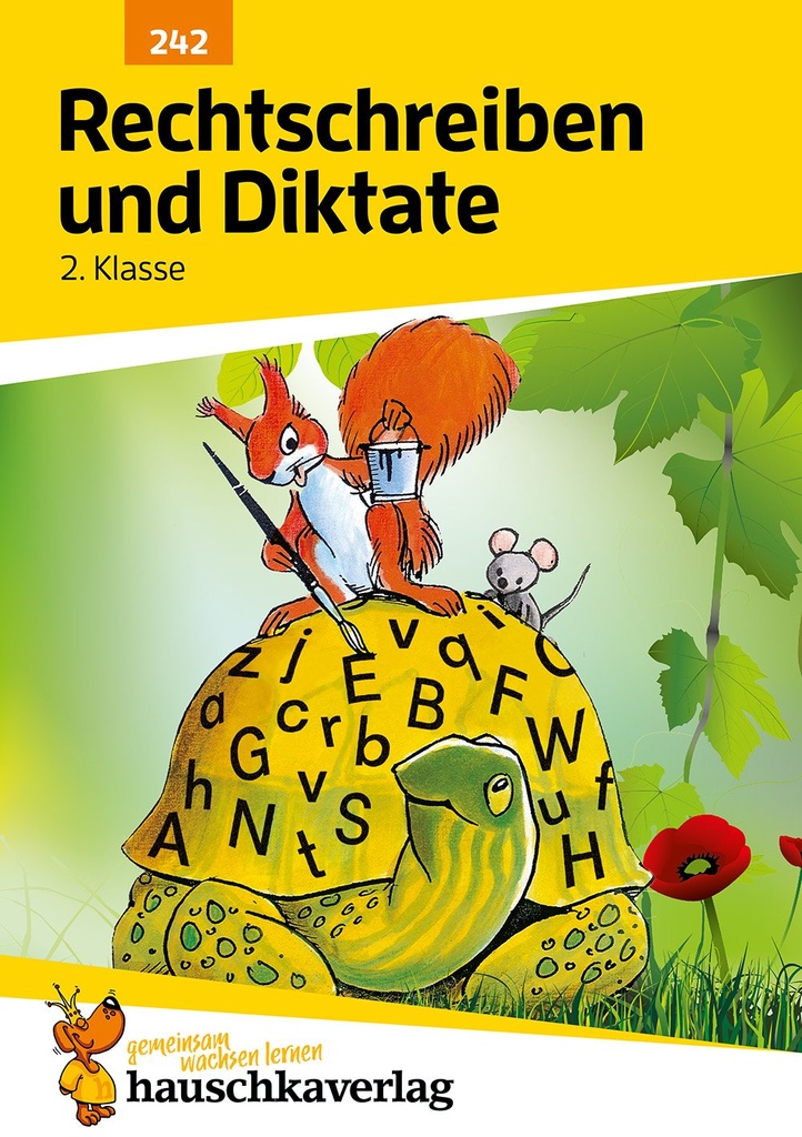 Rechtschreiben und Diktate 2. Klasse, A5-Heft