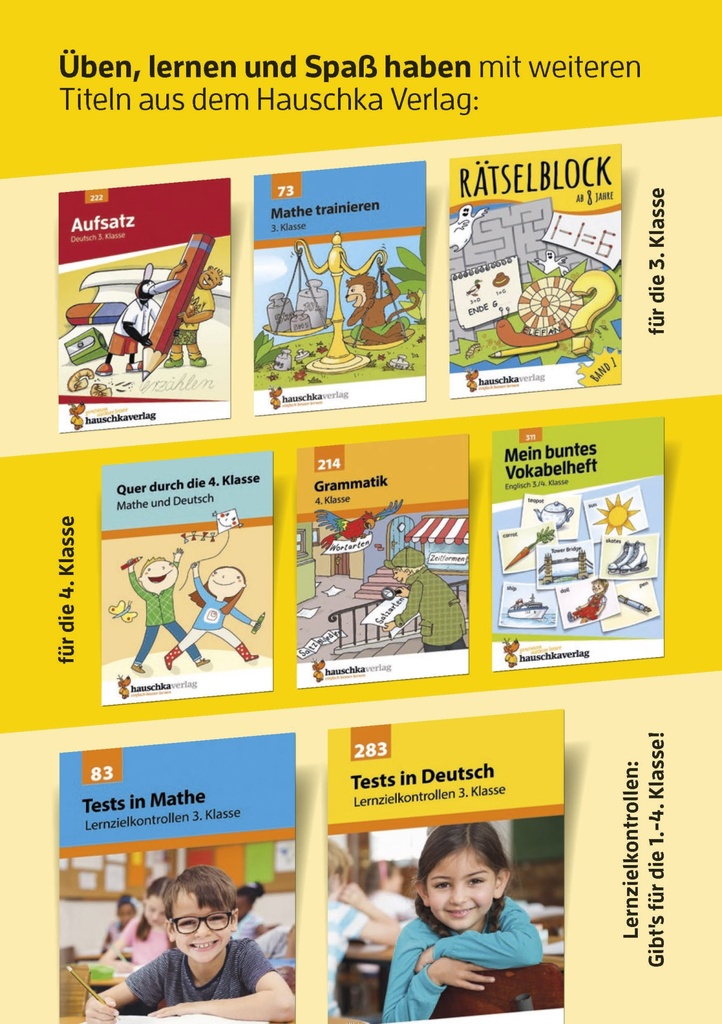 Rechtschreiben und Diktate 3. Klasse, A5-Heft