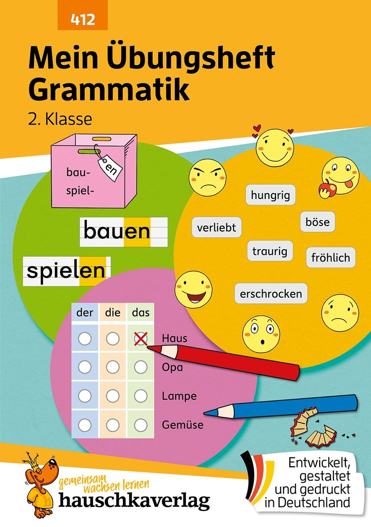 Mein Übungsheft Grammatik 2. Klasse, A5-Heft