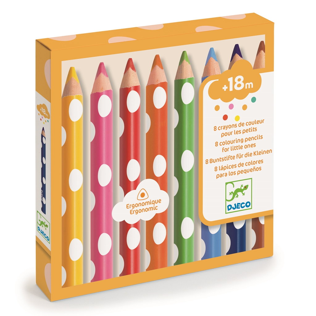 Farben: 8 dicke Buntstifte