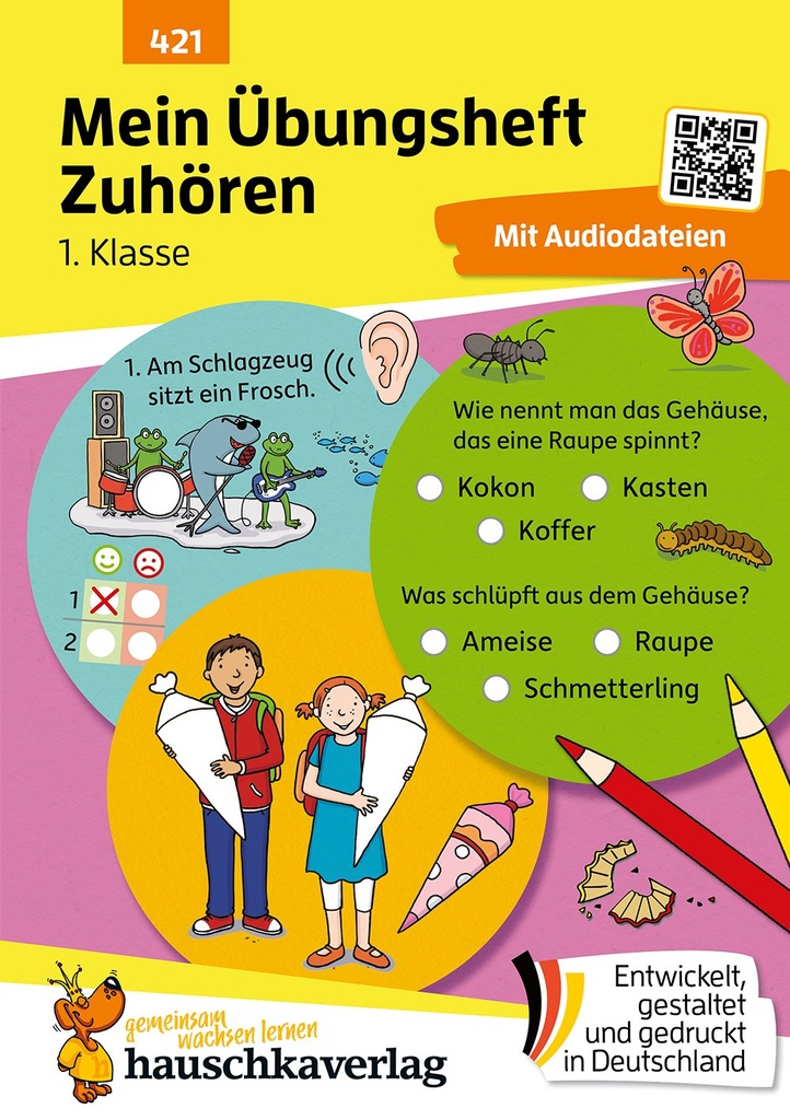 Mein Übungsheft - Zuhören und verstehen 1. Klasse, A5-Heft