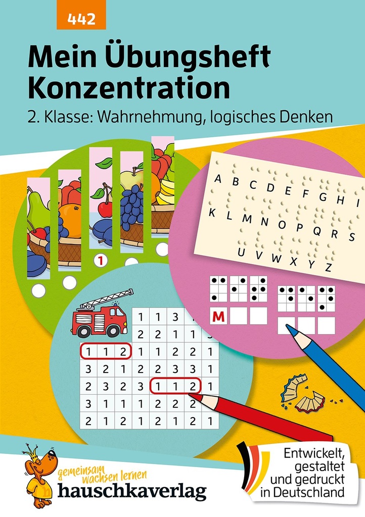 [9783881004428] Mein Übungsheft Konzentration 2. Klasse – Wahrnehmung, logisches Denken, A5-Heft