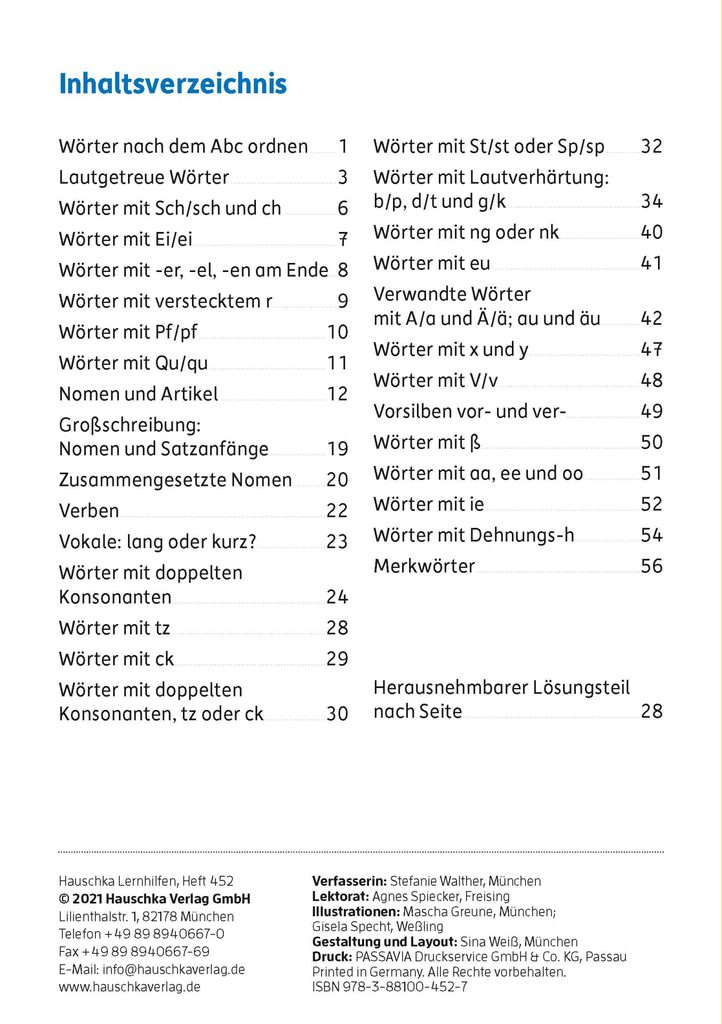 Mein Übungsheft Rechtschreiben 2. Klasse. Ab 7 Jahre.