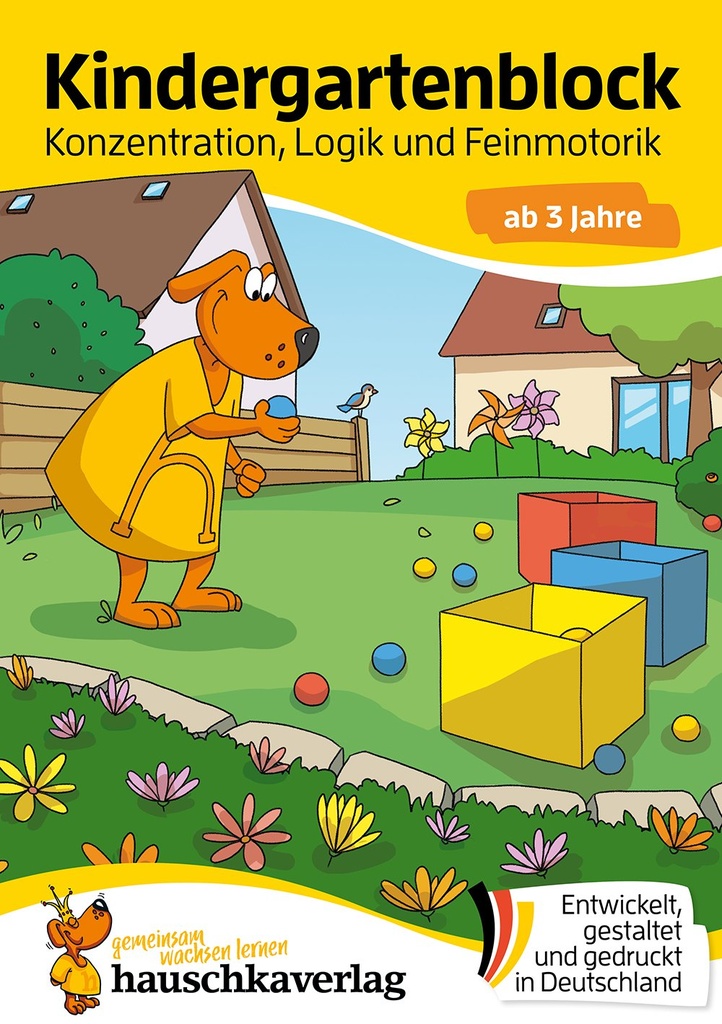 [9783881006071] Kindergartenblock – Konzentration, Logik, Feinmotorik ab 3 Jahre, A5-Block
