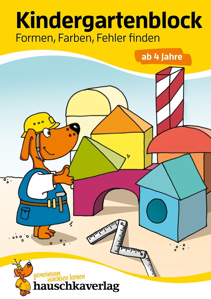 Kindergartenblock - Formen, Farben, Fehler finden ab 4 Jahre, A5-Block