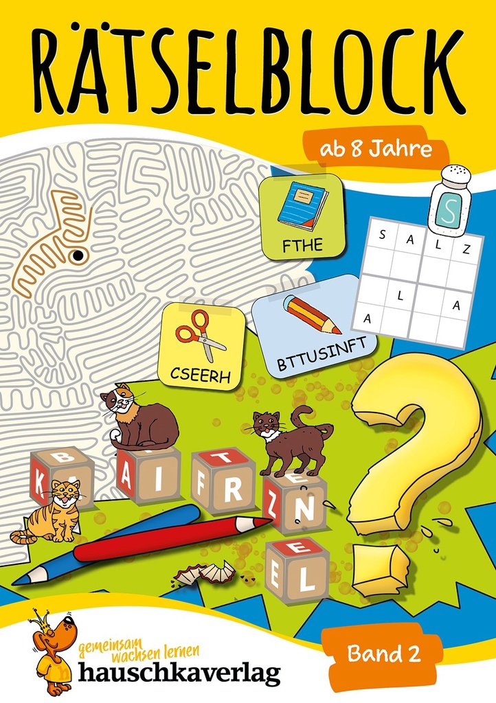 Rätselblock ab 8 Jahre - Band 2. Ab 8 Jahre. (Auslauf)