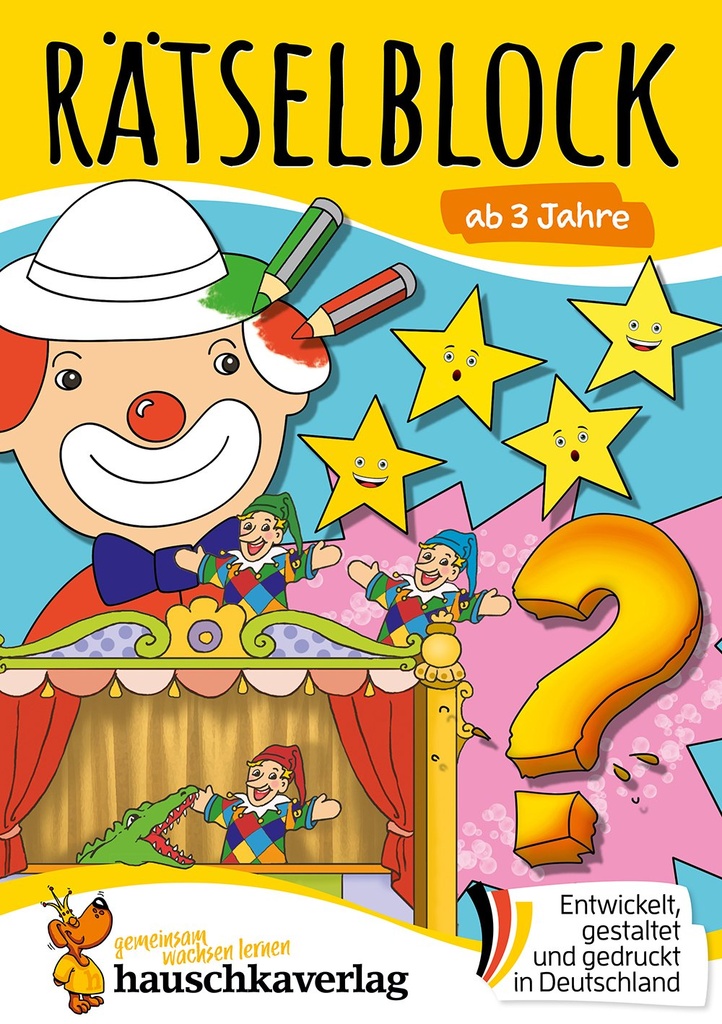 Rätselblock ab 3 Jahre, Band 1, A5-Block