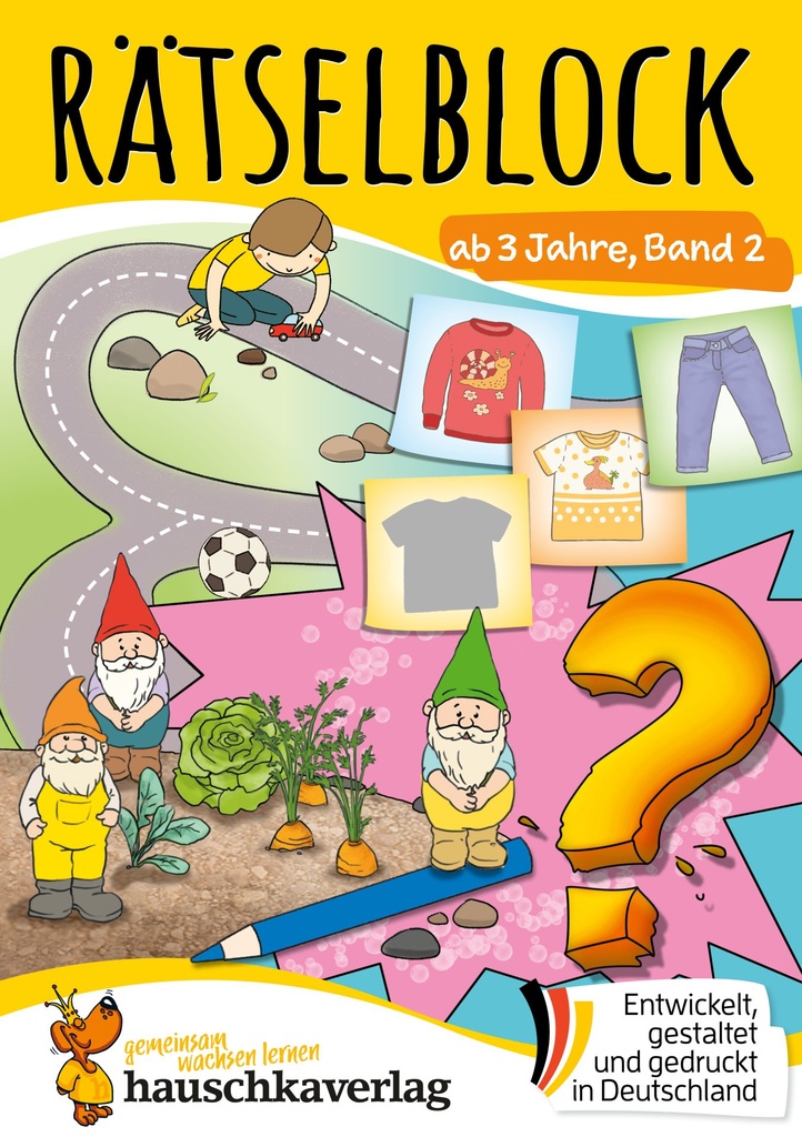 [9783881006453] Rätselblock ab 3 Jahre, Band 2, A5-Block