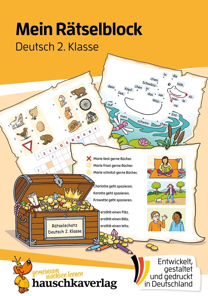 [9783881006828] Mein Rätselblock Deutsch 2. Klasse, A5-Block