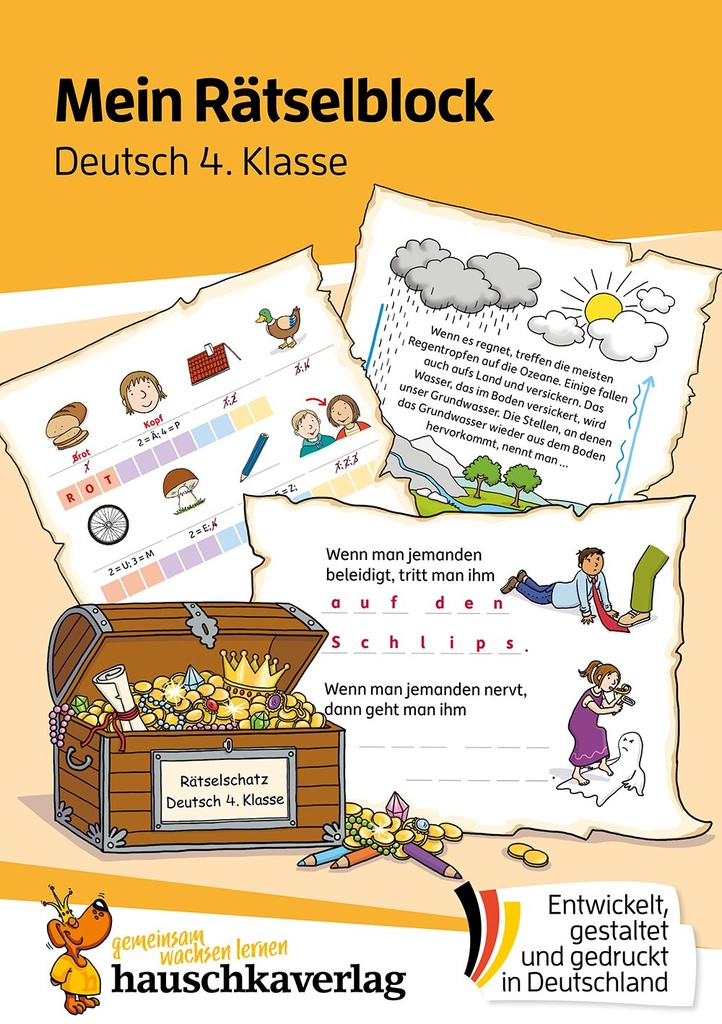 [9783881006842] Mein Rätselblock Deutsch 4. Klasse, A5-Block