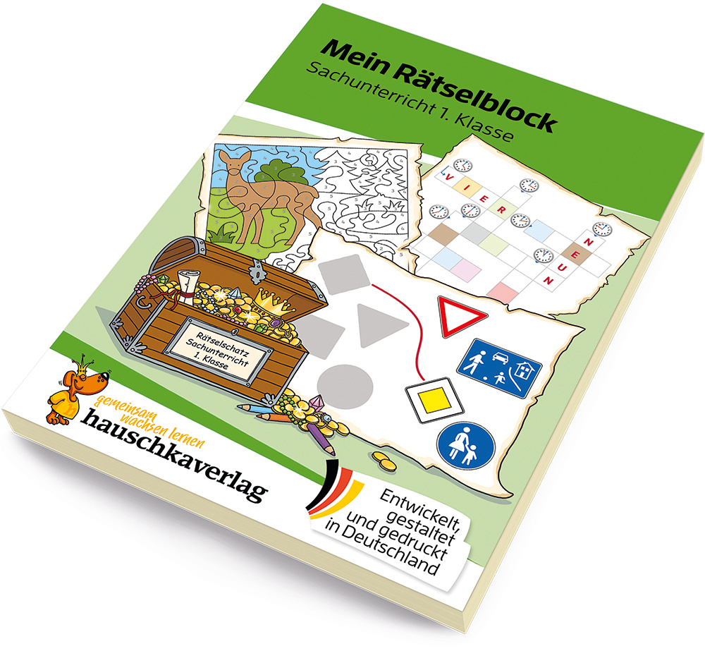 Mein Rätselblock Sachunterricht 1. Klasse, A5-Block