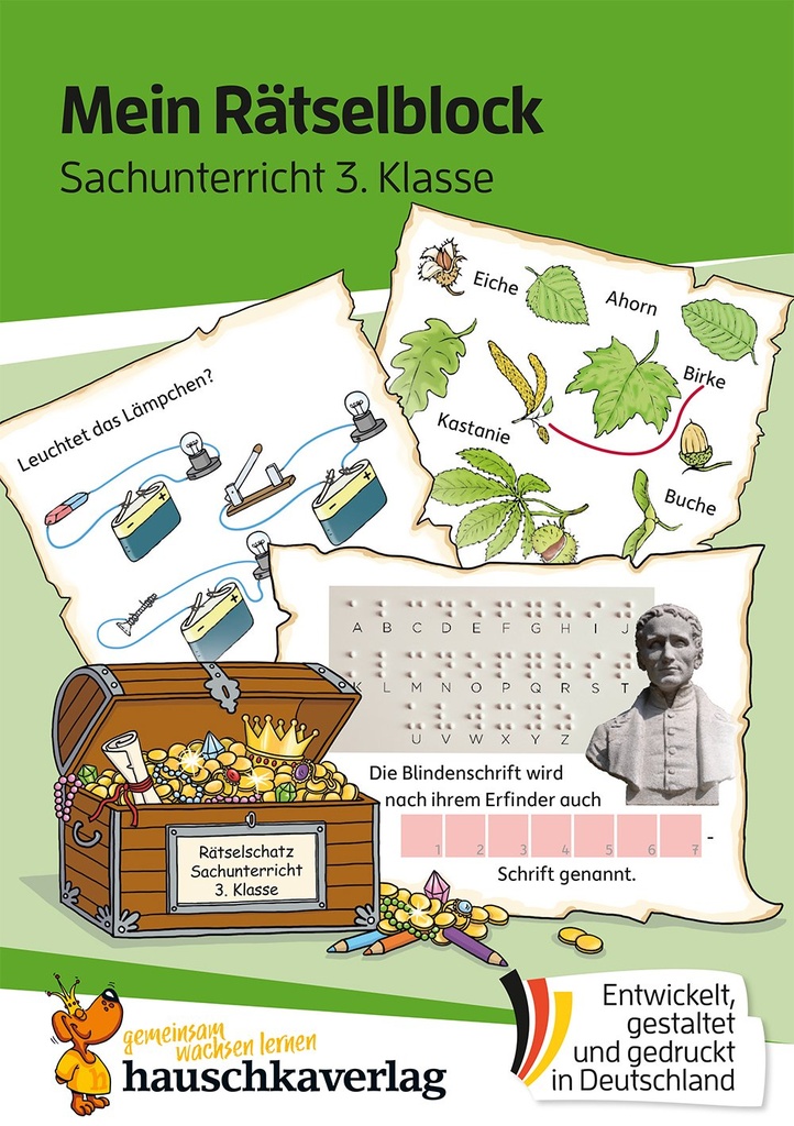 Mein Rätselblock Sachunterricht 3. Klasse, A5-Block (Auslauf)