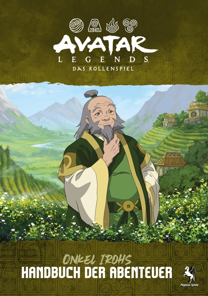 Avatar Legends – Das Rollenspiel: Onkel Irohs Handbuch der Abenteuer (Hardcover)