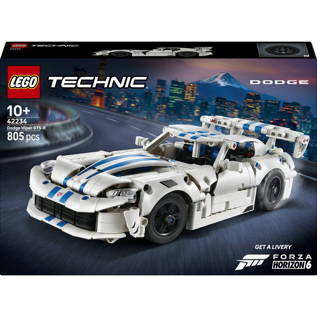 [5702018067543] Lego Technic 42234 Dodge Viper GTS-R