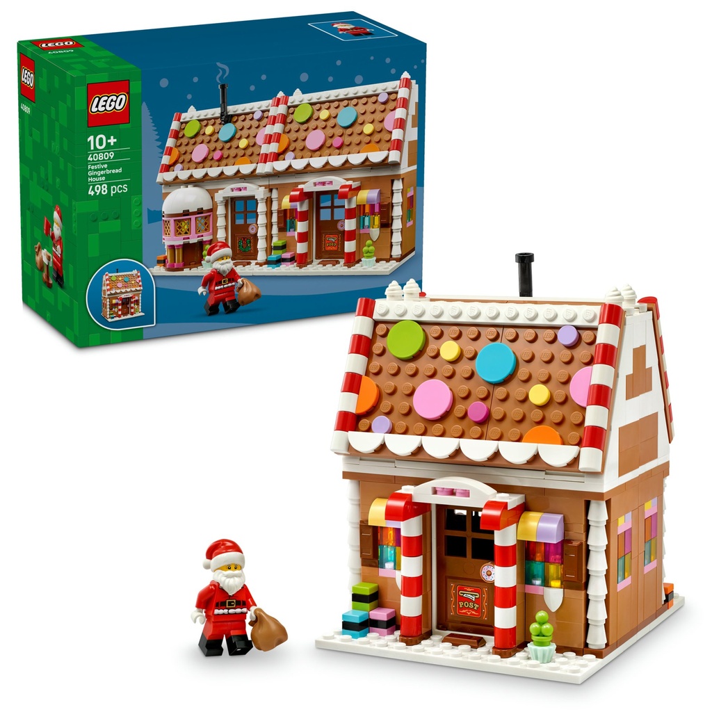 Weihnachtliches Lebkuchenhaus