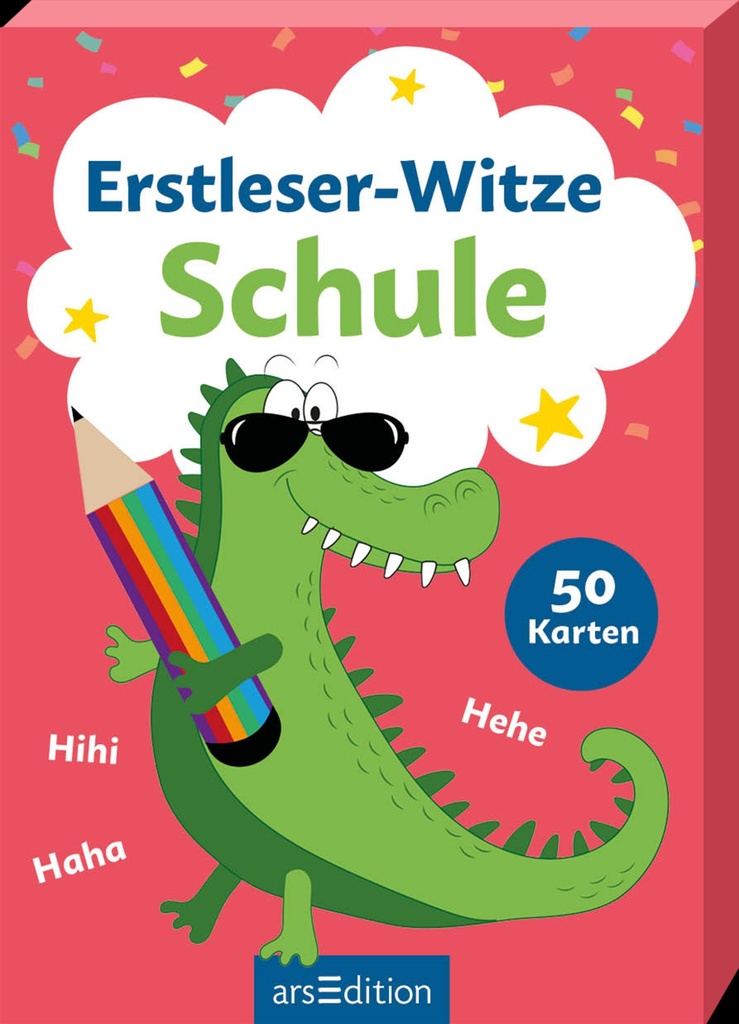 Erstleser-Witze Schule: 50 Karten