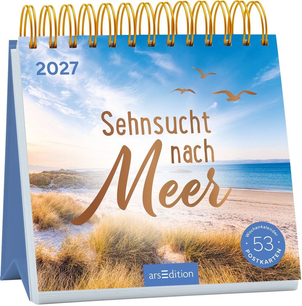 Postkartenkalender Sehnsucht nach Meer 2027