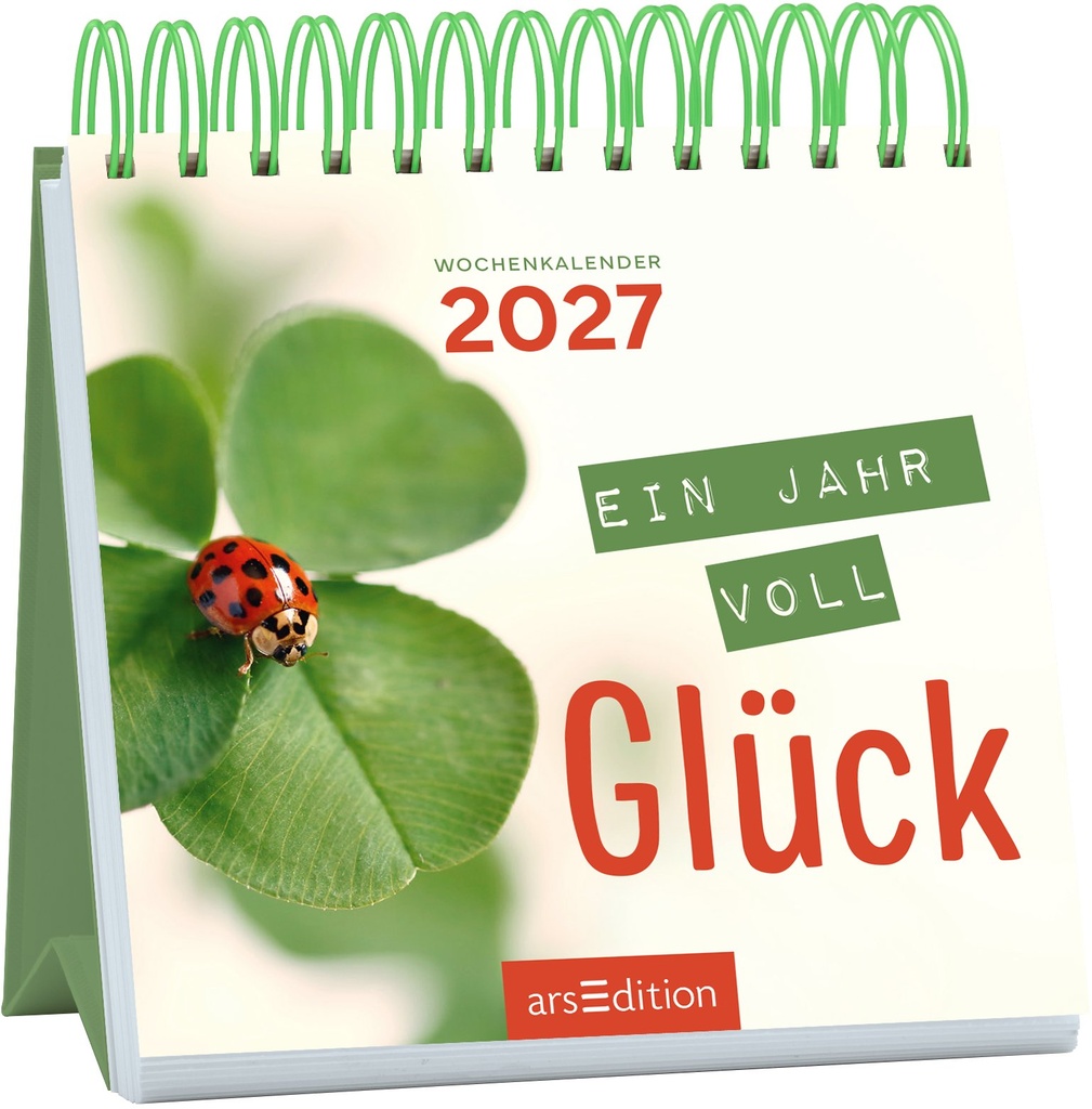 Mini-Wochenkalender Ein Jahr voll Glück 2027