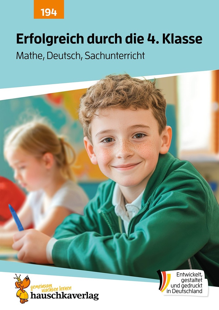 [9783881001946] Erfolgreich durch die 4. Klasse – Mathe, Deutsch, Sachunterricht, A4-Heft