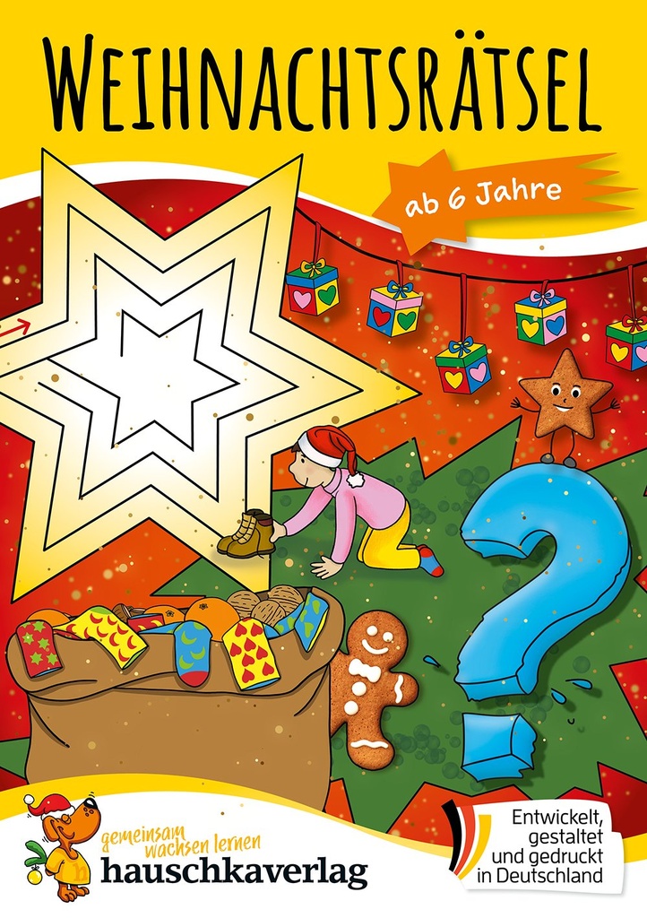 [9783881003704] Weihnachtsrätsel – Rätselblock ab 6 Jahre, A5-Block