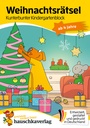 Weihnachtsrätsel – Kunterbunter Kindergartenblock ab 4 Jahre, A5-Block