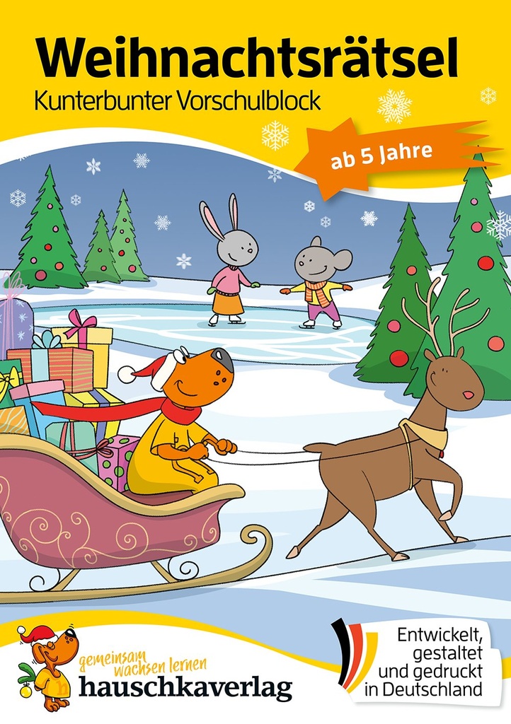 [9783881003919] Weihnachtsrätsel – Kunterbunter Vorschulblock ab 5 Jahre, A5-Block