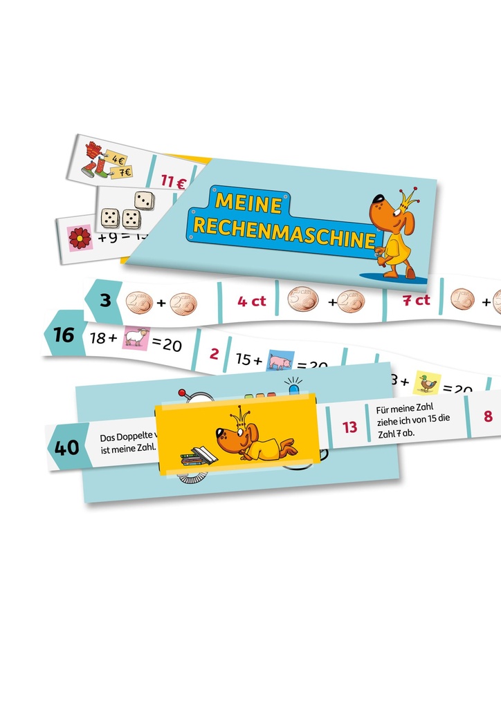 [9783881004374] Meine Übungsstreifen Rechnen lernen – 1. Klasse: Zahlen bis 20, A5-Heft
