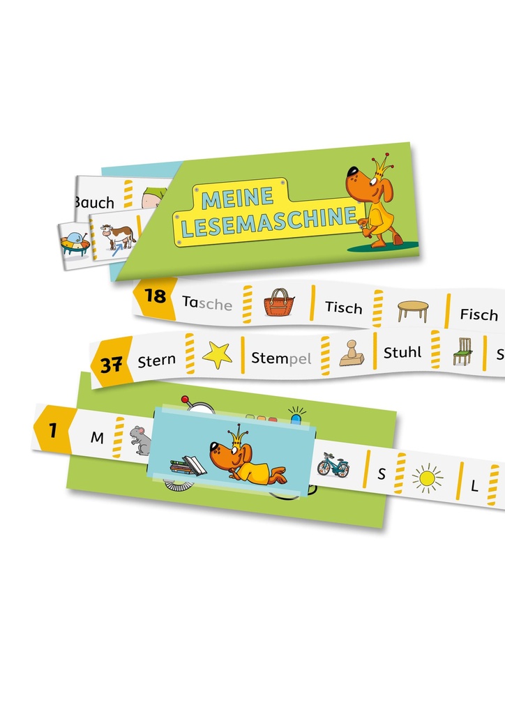 [9783881004763] Meine Übungsstreifen Lesen lernen – 1. Klasse: Buchstaben, Silben, einfache Wörter, A5-Heft