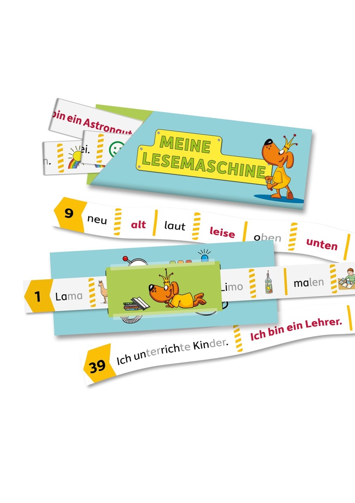 [9783881004770] Meine Übungsstreifen Lesen lernen – 1. Klasse: Wörter und Sätze, A5-Heft