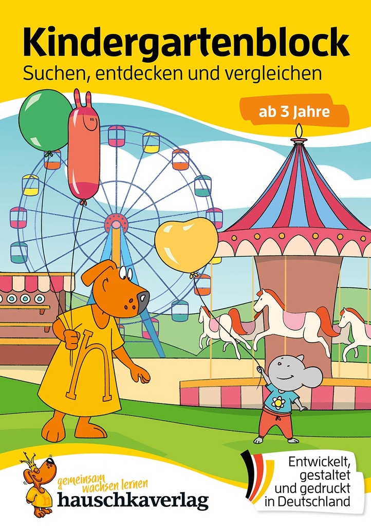 [9783881006781] Kindergartenblock ab 3 Jahre – Suchen, entdecken und vergleichen, A5-Block